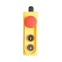 Telecomanda industriala cu 2 comenzi AC 250V/5A-500V/2A si buton oprire de urgenta