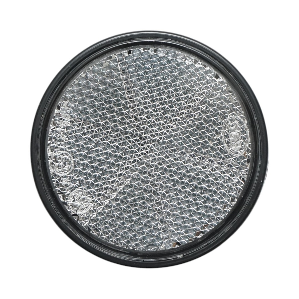 Reflectorizant rotund 60mm alb fata