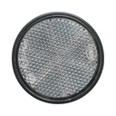 Reflectorizant rotund 60mm alb fata