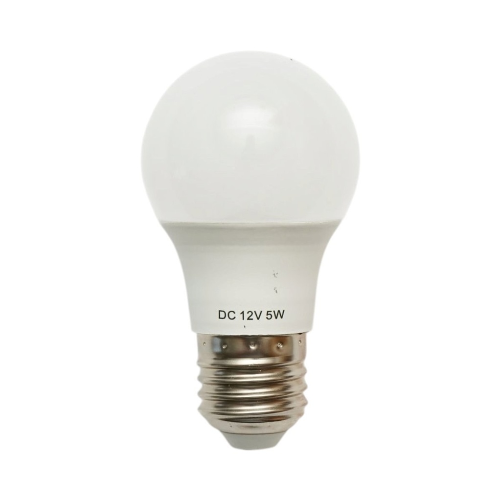 Bec LED 12V, 5W, E27 lumina rece 6500K, 450lm