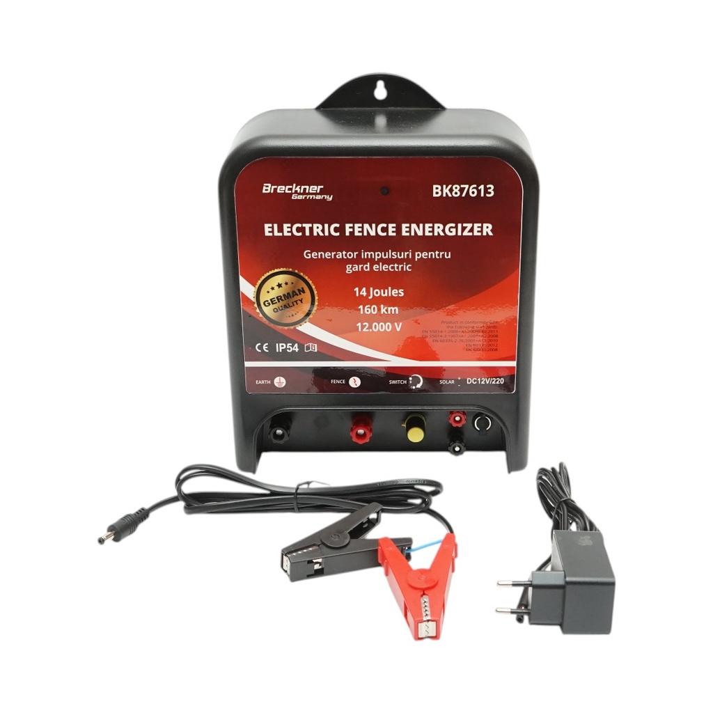 Aparat generator impulsuri 12/220V, 14 Joule pentru gard electric