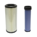 Filtru aer interior/exterior Claas, Fiat, Massey Ferguson, John Deere, Ford, Case IH, Deutz 65.5x135x330mm cod OEM P772579, P775300, C14101, CF850/2, XA1736, XA1739, SA16579,