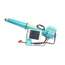 Tun electric pe baterie cu incarcare la panou solar, explozie pe gaz pentru speriat pasari