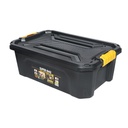 Cutie depozitare cu capac pentru sarcini grele 30L 580x380x200mm