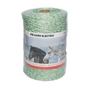 Rola fir verde-alb fi 3mm 6x0.3mm SS 0.31 Ohm/m, 500m gard electric