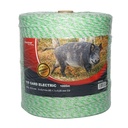 Rola fir verde fluorescent-alb fi 2.5mm 3x0.2mm SS, 1x0.25mm Cu, 1000m gard electric