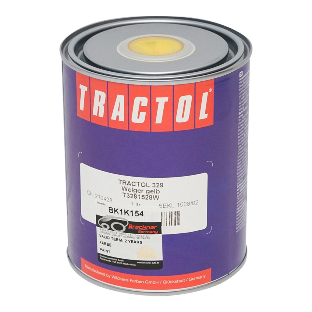 Vopsea auto galben tip Welger 1L Tractol