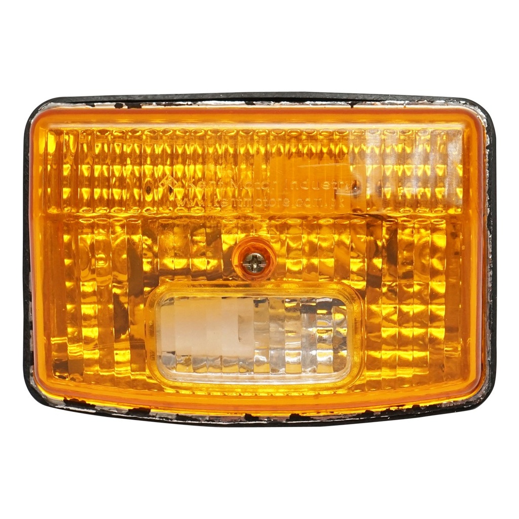 Lampa semnalizare frontala dreptunghiulara alb-galben pentru New Holland, Fiat si UTB U-445