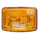Lampa semnalizare frontala dreptunghiulara alb-galben pentru New Holland, Fiat si UTB U-445