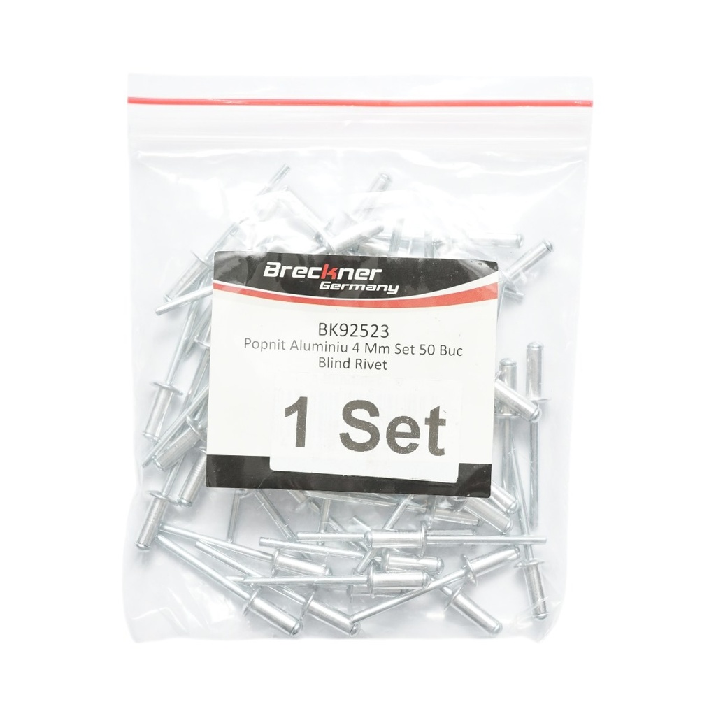 Popnit din aluminiu 4x9.5mm 50 buc/set