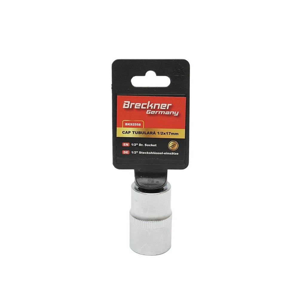 Cap cheie tubulara 17mm pentru clichet cu prindere 1/2