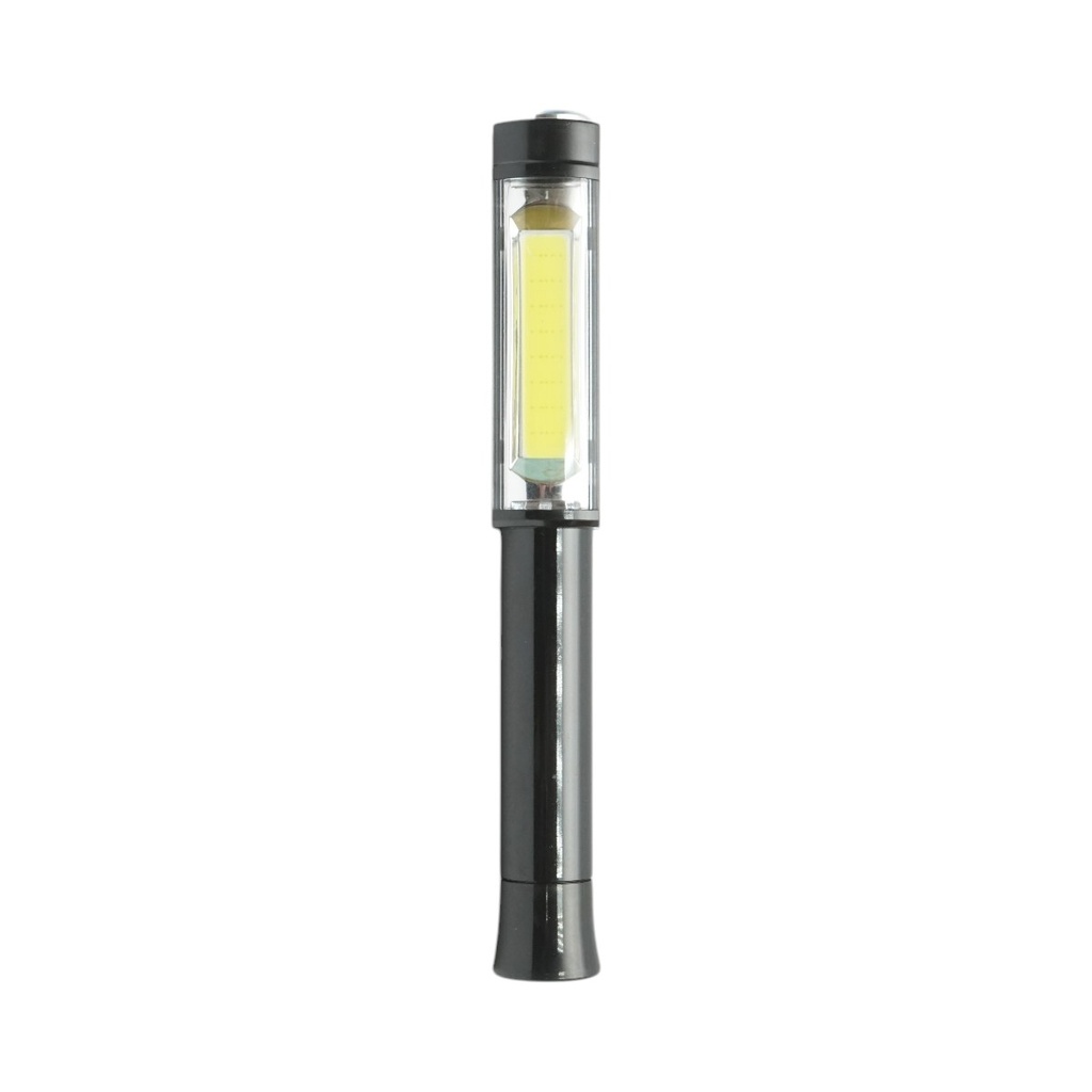 Lanterna, lampa de lucru tip stilou cu magnet LED 3W alb/rosu