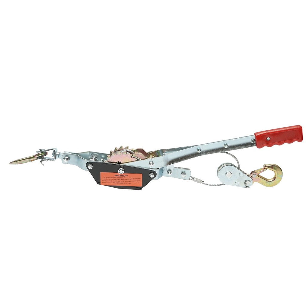 Troliu manual 2000Kg cu cablu de otel fi 4.5mmx2.2m Hoteche