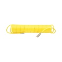 Furtun aer comprimat spiralat 15m, Ø 5mm, cupla rapida 1/4 Crownman