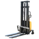 Transpalet semi-electric cu sarcina maxima 2T, inaltime ridicare 3000mm, furci 1150mm