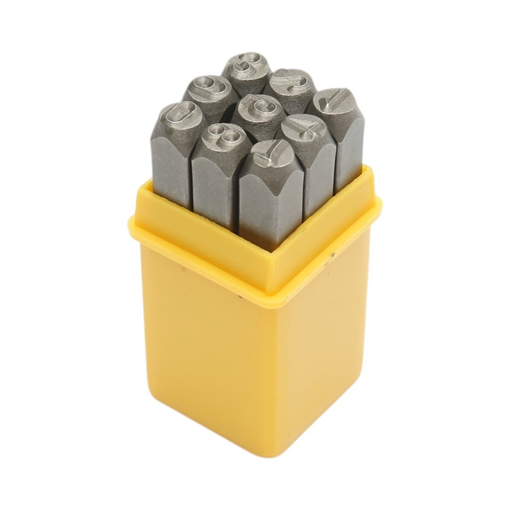 Set 9 pansoane 6mm cu numere 0-8