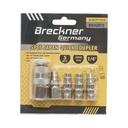 Set 5 cuple rapide 1/4 pentru scule/accesorii pneumatice