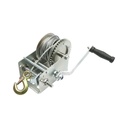Troliu manual 1100Kg cu cablu de otel fi 4.8mmx10m raport transmisie 4:1/8:1