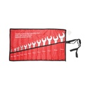 Set chei fixe 12 buc. 6-32mm in husa textila