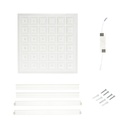 Panou LED slim 48W, 220V, 6500K, IP20, 600x600x7mm aplicata sau tavan casetat