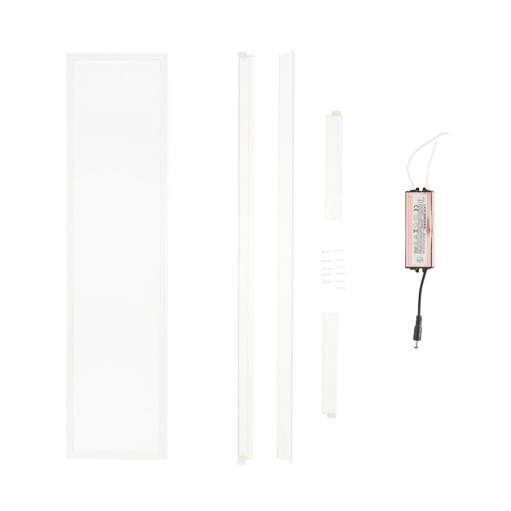 Panou LED slim 40W, 220V, IP20, 6500K, 1200x300mm cu rama montaj aplicat