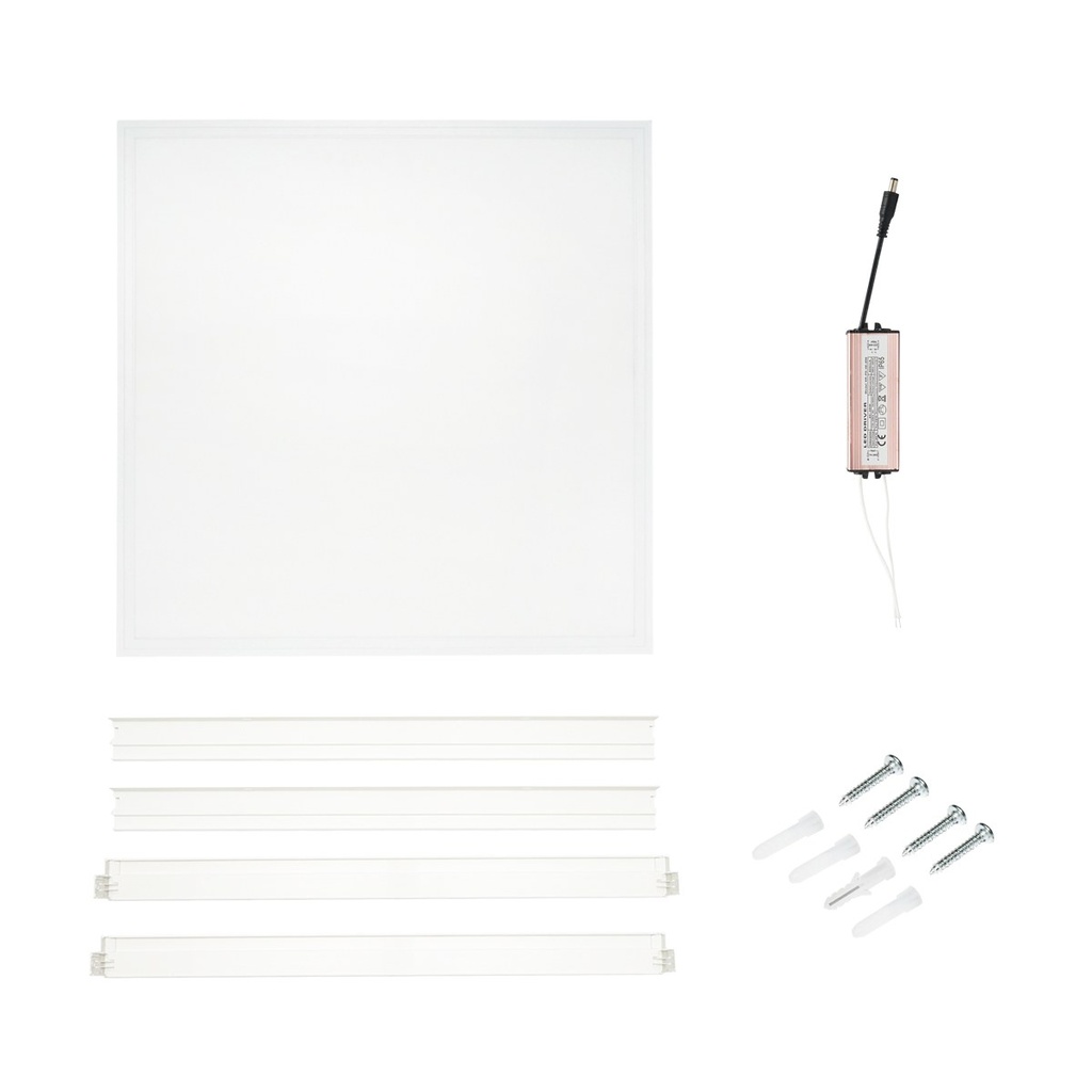 Panou LED cu rama 220V/40W 3200lm/6400K 600x600mm cu driver 600mA