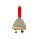 Contact general oval 24V/200A conector cupru M10, pentru MAN, DAF, Volvo si Scania