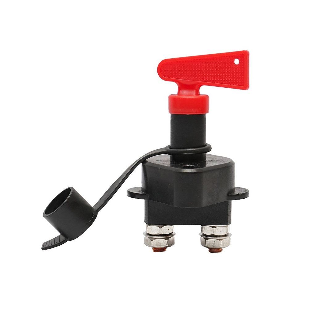 Contact general 12/24V conector cupru M10, cheie plastic cu protectie, distanta de prindere 65mm