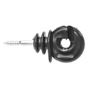 Izolator inelar compact negru fi 5.9mm 89x40mm gard electric Thor