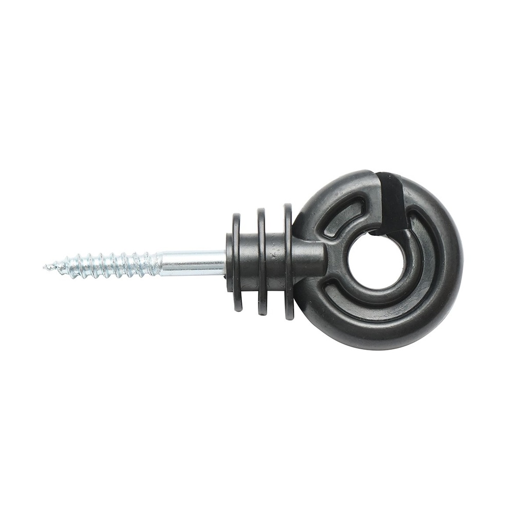 Izolator canelat fi 5.9mm 88x39mm pentru fir gard electric Mezofarm