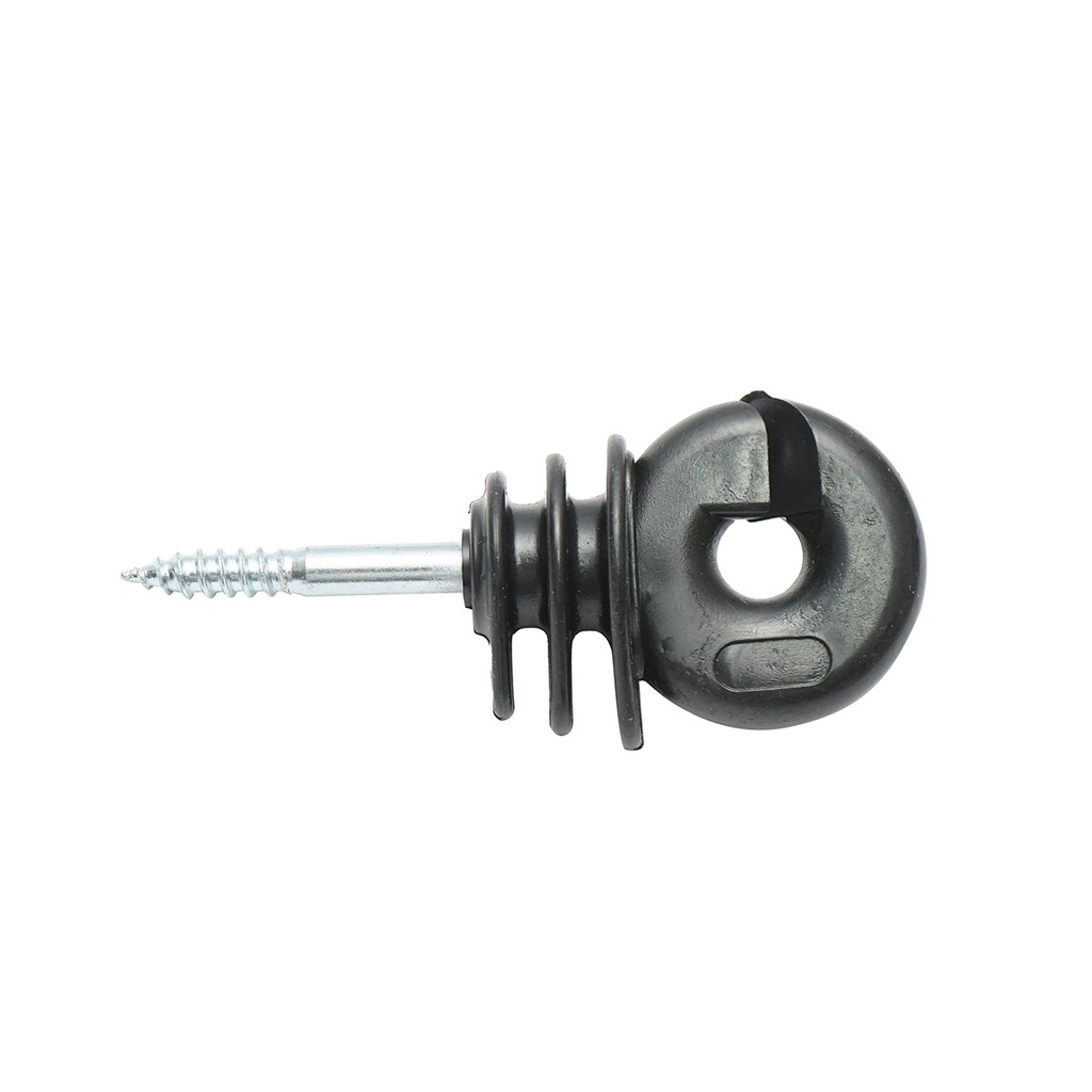 Izolator inelar Easy Drill negru fi 5.9mm 90x40 mm gard electric Mezofarm