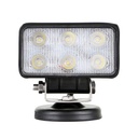 Lampa cu 6 LED-uri 10-60V 18W unghi radiere 60 de grade tip flood 111x65x55mm IP67 6000K
