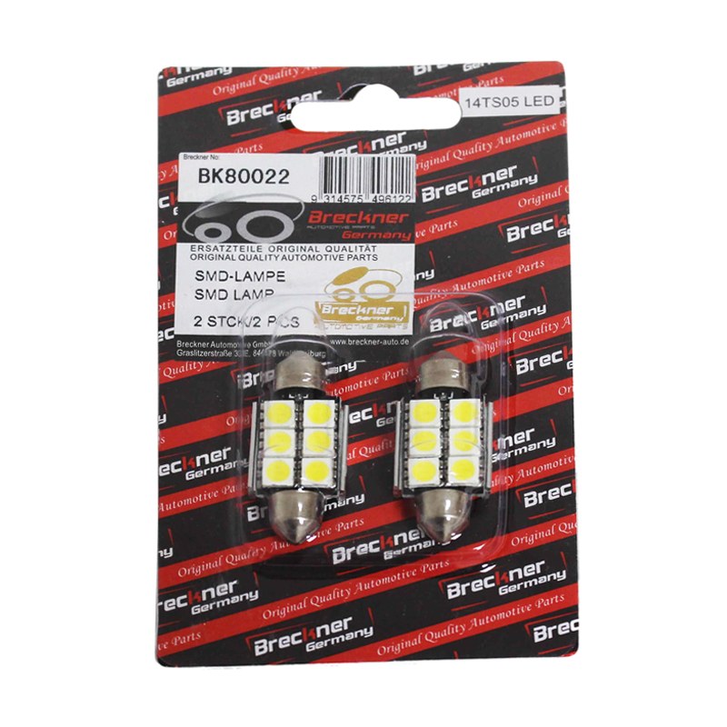 Bec plafoniera 12V 36mm - 6 SMD