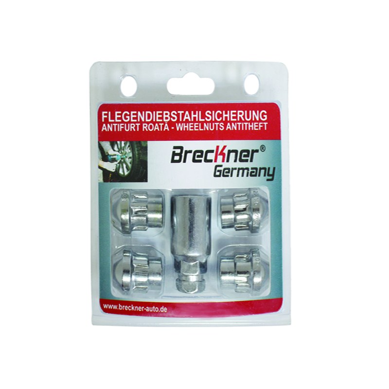 Set 4 prezoane antifurt roti cu cheie speciala M12X1.5F conic HA