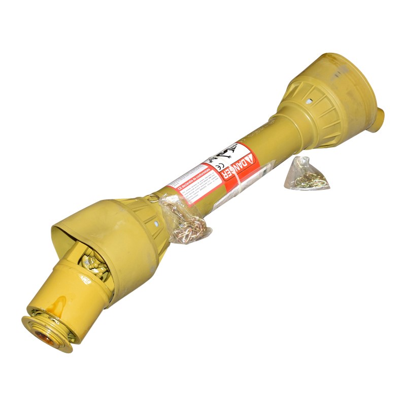 Cardan 850 mm T5 cu clichet gros cruce 30,2x79,4 (teava triunghiulara) 1 3/8 Z=6 C+S cositoare