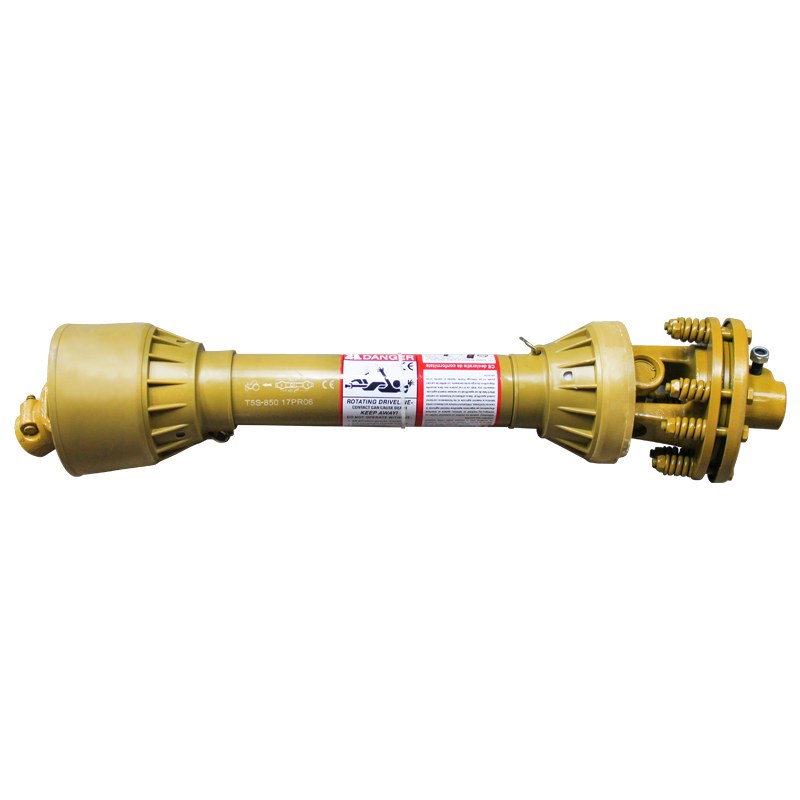 Cardan 1400 mm S8 T8 cu ambreiaj compus din 2 discuri cruce 35x106,5 (teava stea) 1 3/8 Z=6