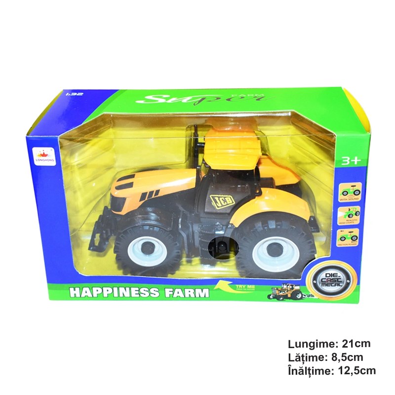 Tractor JCB galben jucarie