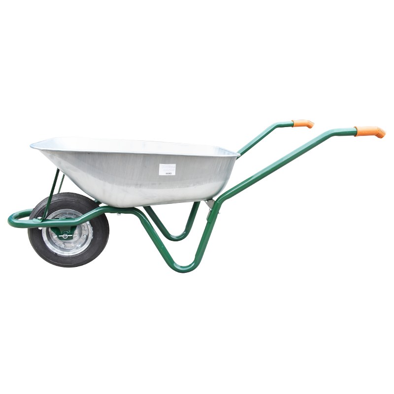 Roaba metalica zincata cu volum 80L, grosime tava 0.80mm, cadru 32x1.50mm 770x560x210mm