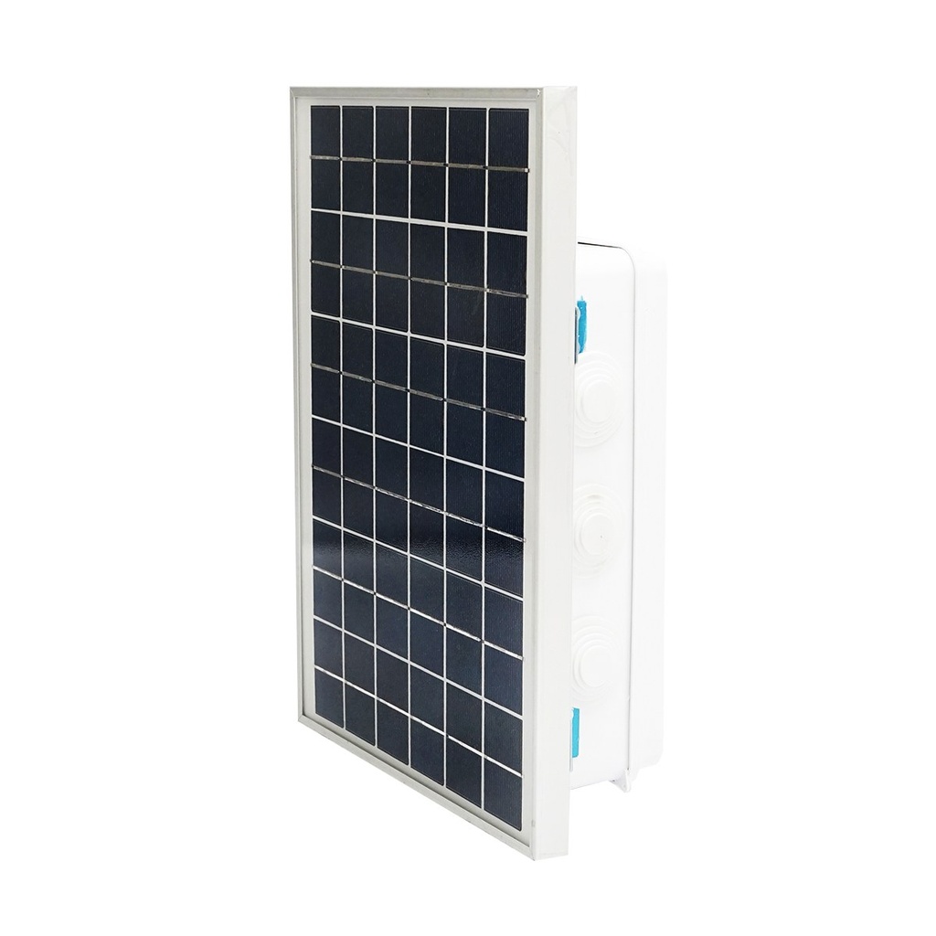 Panou solar 10W fotovoltaic monocristalin 340x231x18mm cu baterie 2x12V/5Ah