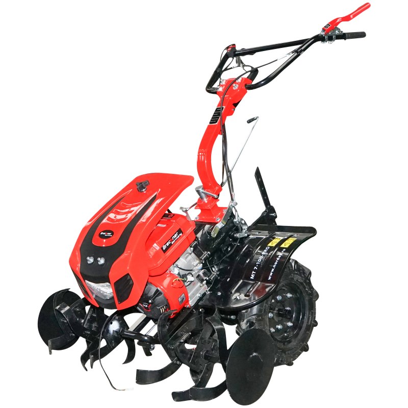 Motocultor pe benzina MT 7-100-PRO, 2+1 viteze, 7 CP, 208 cc, latime lucru 100 cm, far, roti de cauciuc si freze incluse, 80 kg