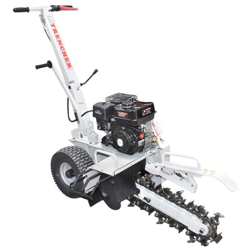 Masina de sapat santuri 6,5 CP, latime 100mm, adancime 450mm Trencher