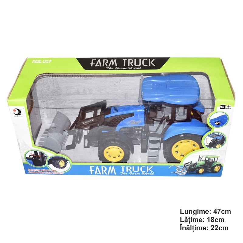 Jucarie tractor cu incarcator frontal FARM TRUCK