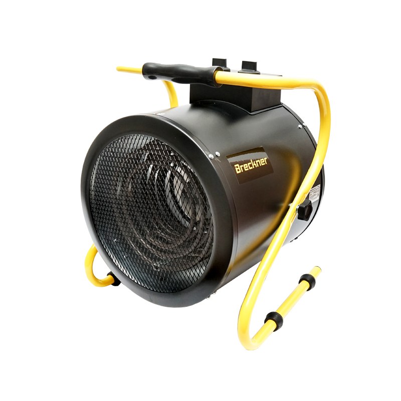 Termosuflanta electrica trifazata 380-400V, 9 kw, suprafata incalzita 80 mp, volum aer incalzit 742 mc/h, termostat, dubla protectie la supraincalzire