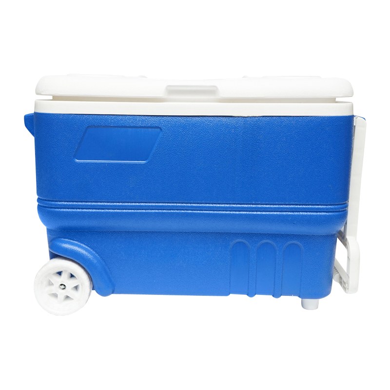 Lada frigorifica pentru picnic 38L albastra cu roti 610x335x410mm