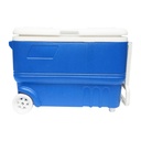 Lada frigorifica pentru picnic 38L albastra cu roti 610x335x410mm