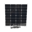 Panou solar 50W flexibil fotovoltaic monocristalin portabil cu conector tip MC4 565x535x2.8mm