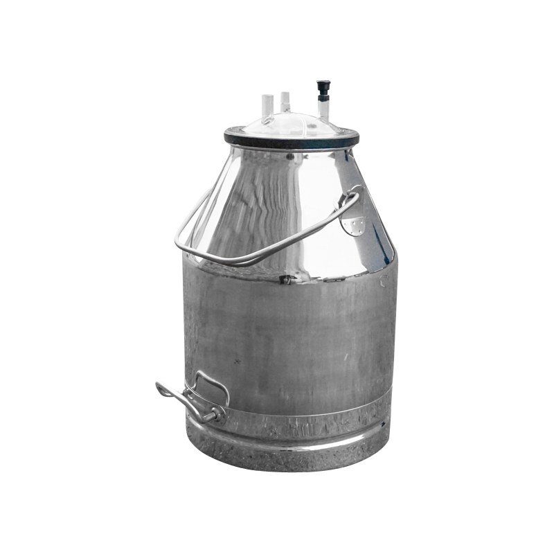 Bidon inox 30L pentru aparat de muls vaci