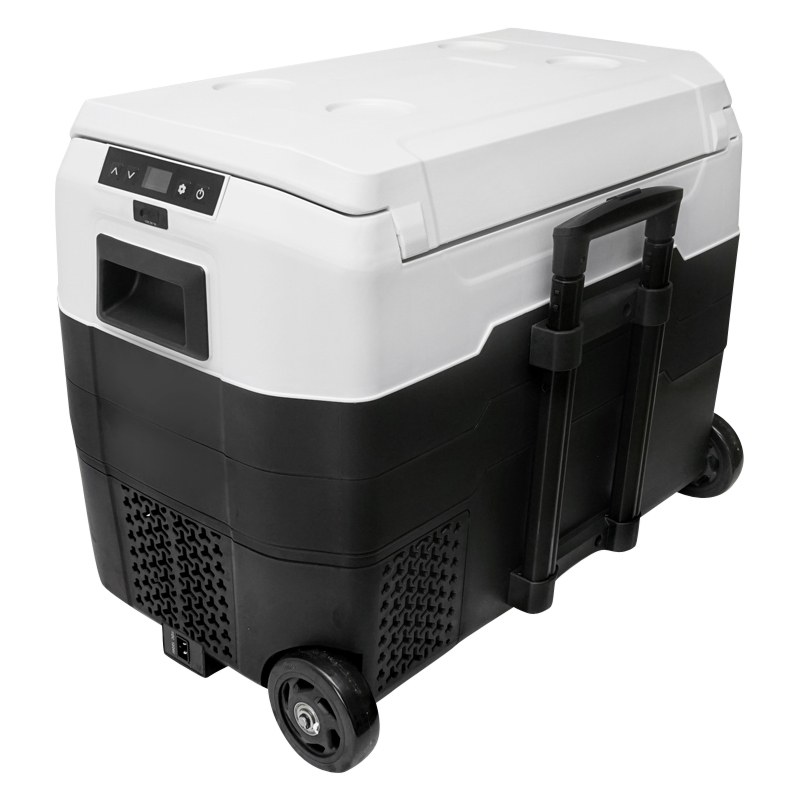 Frigider auto cu roti tip troler 40L 12-24V 55W cu compresor 505x250x377mm min -20 max +10 Thor