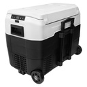 Frigider auto cu roti tip troler 40L 12-24V 55W cu compresor 640x395x490mm min -20 max +10