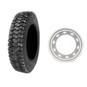 Janta cu anvelopa autobasculanta off-road 14PR, indice sarcina: 118/114